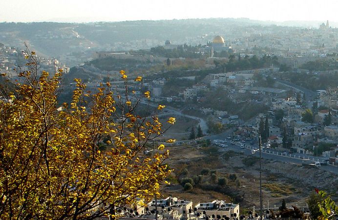 Jerusalen desde el Monte Scopus