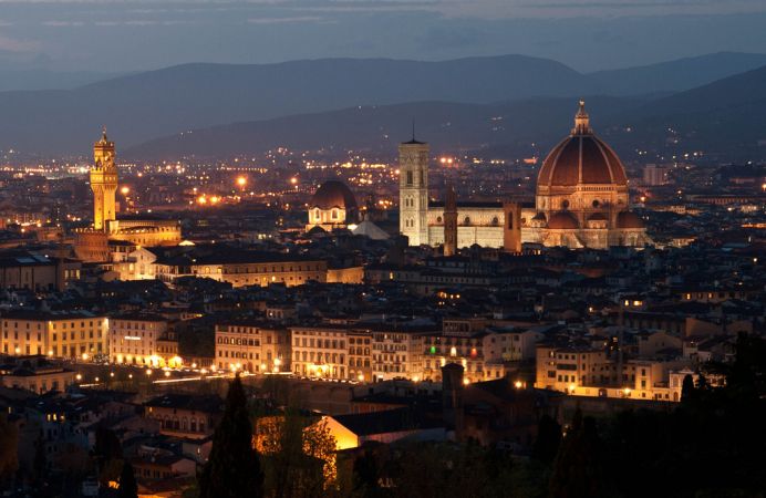 Una Peregrinación por Italia : en Siena, Pisa y Florencia.