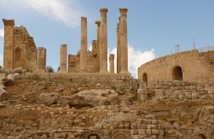 El Templo de Artemisa y las Iglesias bizantinas de Gerasa