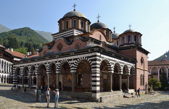 El Monasterio de Rila en Bulgaria